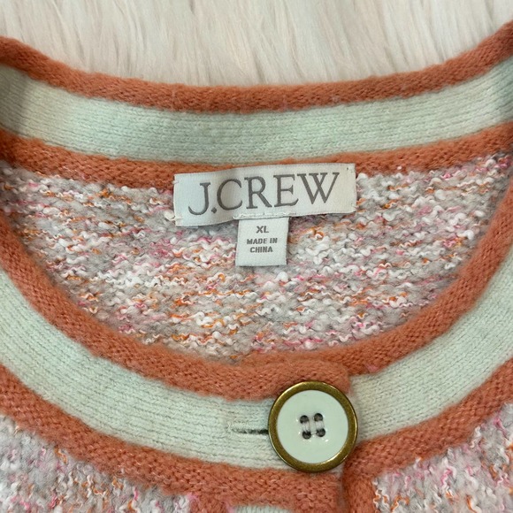 J. Crew Marled Sweater Lady Jacket Merino Wool Blend Button Front Cardigan - Picture 12 of 14